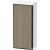Duravit VITRIUM 89,9x40x26,2 cm-es 1 ajtós magas szekrény grafit színű fogantyúval, balos, matt fehér/terra tölgy/grafit VT1355L3518000G