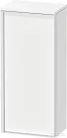 Duravit VITRIUM 89,9x40x26,2 cm-es 1 ajtós magas szekrény fehér színű fogantyúval, jobbos, matt fehér VT1355R1818000W