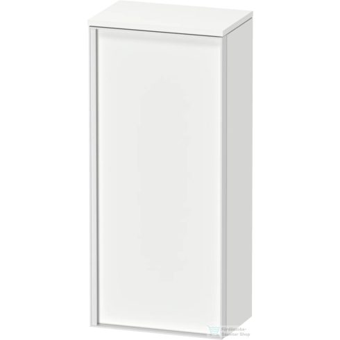 Duravit VITRIUM 89,9x40x26,2 cm-es 1 ajtós magas szekrény fehér színű fogantyúval, jobbos, matt fehér VT1355R1818000W