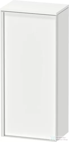 Duravit VITRIUM 89,9x40x26,2 cm-es 1 ajtós magas szekrény fehér színű fogantyúval, jobbos, matt fehér VT1355R1818000W