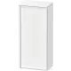 Duravit VITRIUM 89,9x40x26,2 cm-es 1 ajtós magas szekrény fehér színű fogantyúval, jobbos, matt fehér VT1355R1818000W