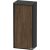 Duravit VITRIUM 89,9x40x26,2 cm-es 1 ajtós magas szekrény grafit színű fogantyúval, jobbos, matt grafit/sötét dió VT1355R2149000G
