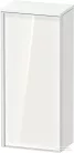 Duravit VITRIUM 89,9x40x26,2 cm-es 1 ajtós magas szekrény fehér színű fogantyúval, jobbos, matt/fényes fehér VT1355R2218000W