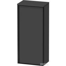   Duravit VITRIUM 89,9x40x26,2 cm-es 1 ajtós magas szekrény grafit színű fogantyúval, jobbos, matt grafit VT1355R4949000G