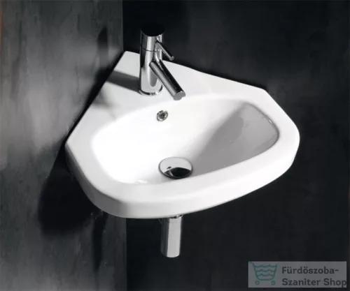 AQUALINE VITROYA sarok kerámiamosdó, 46x46cm VT145