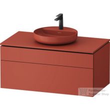   Duravit VITRIUM 102x55 cm-es 2 fiókos alsószekrény pulttal, mosdó és csaptelep nélkül, matt fahéj VT48810HCHC0000