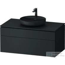   Duravit VITRIUM 102x55 cm-es 2 fiókos alsószekrény pulttal, mosdó és csaptelep nélkül, matt sötétszürke VT48810HEHE0000