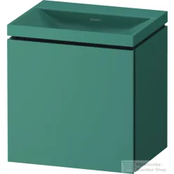   Duravit VITRIUM 45x35x48 cm-es 1 ajtós alsószekrény csaplyuk nélküli mosdó kombináció, jobbos, matt olajkék VT6949NHAHA0000