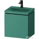Duravit VITRIUM 45x35x48 cm-es 1 ajtós alsószekrény- 1 csaplyukas mosdó kombináció, csaptelep nélkül, jobbos, matt olajkék VT6949OHAHA0000