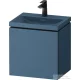 Duravit VITRIUM 45x35x48 cm-es 1 ajtós alsószekrény- 1 csaplyukas mosdó kombináció, csaptelep nélkül, jobbos, matt bizánci kék VT6949OHBHB0000