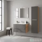 Leziter Vario Trim 35 függesztett oldal szekrény tölgy-antracit Vario-35-16