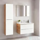 Leziter Vario Trim 35 függesztett oldal szekrény tölgy-fehér Vario-35-17