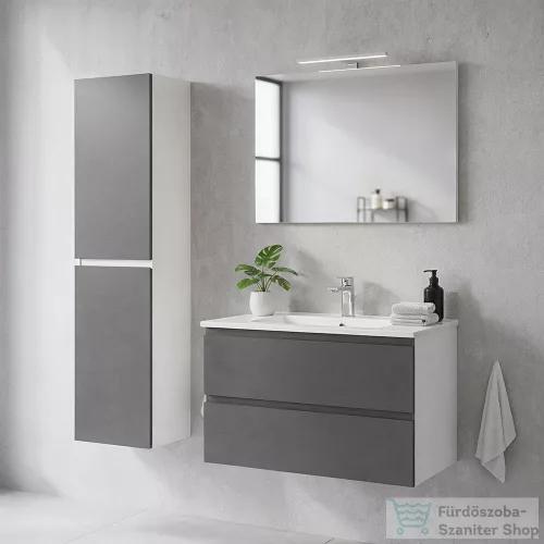 Leziter Vario Forte 35 függesztett oldal szekrény fehér-antracit Vario-35-4