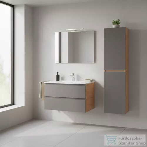 Leziter Vario Forte 35 függesztett oldal szekrény tölgy-antracit Vario-35-7