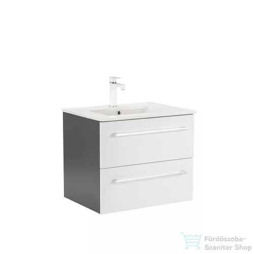 Leziter Vario Clam 60 alsó szekrény mosdóval antracit-fehér Vario031