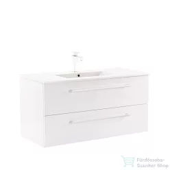   Leziter Vario Clam 100 alsó szekrény mosdóval fehér-fehér Vario100