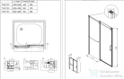 Kolpa San Virgo New TV2D/S 140 zuhanyajtó, jobbos 513150