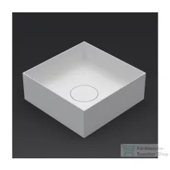   Riho THIN Solid Surface 38 x 38 x 14 cm-es szögletes mosdótál, matt fehér W023001105