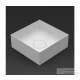 Riho THIN Solid Surface 38 x 38 x 14 cm-es szögletes mosdótál, matt fehér W023001105