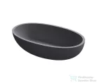 Riho ESCALA Solid Surface 55x22 cm-es ovális mosdótál, anthracite matt W030001080