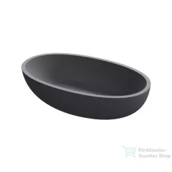   Riho ESCALA Solid Surface 55x22 cm-es ovális mosdótál, anthracite matt W030001080