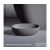 Riho ESCALA Solid Surface 55x22 cm-es ovális mosdótál, anthracite matt W030001080