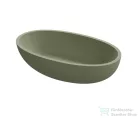 Riho ESCALA Solid Surface 55x22 cm-es ovális mosdótál, moss green W030001Z22