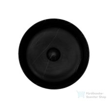   Riho LIVIT márványmintás 34,6x11,4 cm-es mosdótál, matt fekete W031005M01