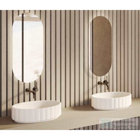 Riho CATCHING WAVES 62x38 cm mosdótál, matt fehér W045002105