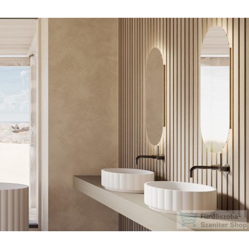 Riho CATCHING WAVES 62x38 cm mosdótál, matt fehér W045002105