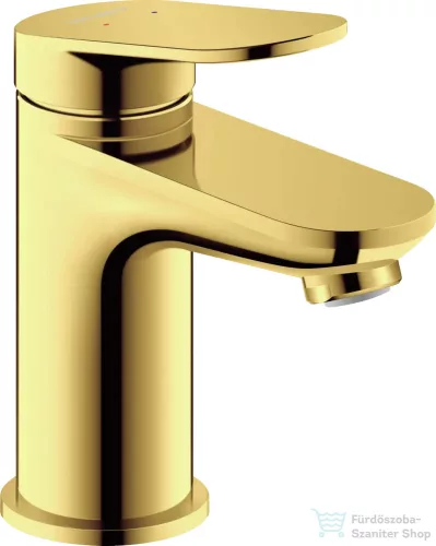 Duravit Wave S mosdó csaptelep leeresztő nélkül, fényes arany hatású WA1010002034