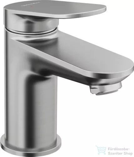 Duravit Wave S mosdó csaptelep leeresztő nélkül, rozsdamentes acél hatású WA1010002070