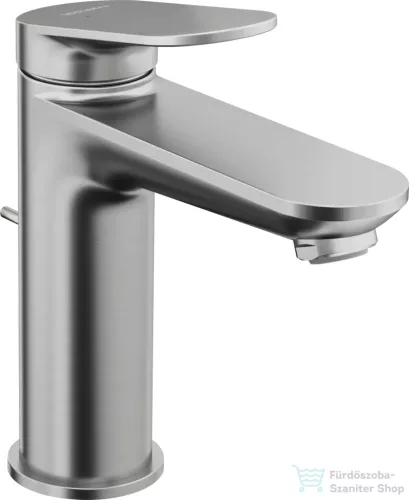 Duravit Wave M mosdó csaptelep automata leeresztővel, rozsdamentes acél hatású WA1020001070
