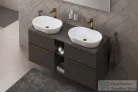 Duravit Wave XL magasított mosdó csaptelep leeresztő nélkül, szálcsiszolt bronz WA1040002004