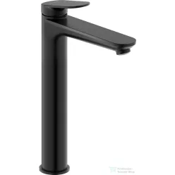   Duravit Wave XL magasított mosdó csaptelep leeresztő nélkül, matt fekete WA1040002046