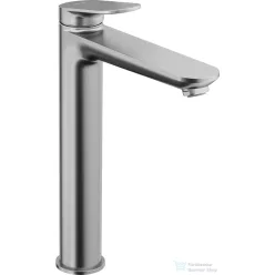   Duravit Wave XL magasított mosdó csaptelep leeresztő nélkül, rozsdamentes acél hatású WA1040002070