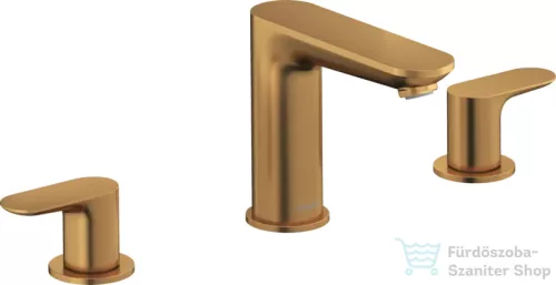 Duravit Wave 3 üléses mosdó csaptelep click-clack leeresztővel, szálcsiszolt bronz WA1060005004