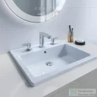 Duravit Wave 3 üléses mosdó csaptelep click-clack leeresztővel, króm WA1060005010