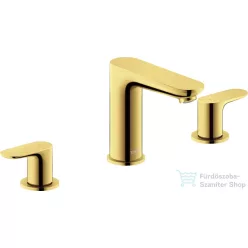   Duravit Wave 3 üléses mosdó csaptelep click-clack leeresztővel, fényes arany hatású WA1060005034