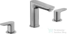Duravit Wave 3 üléses mosdó csaptelep click-clack leeresztővel, rozsdamentes acél hatású WA1060005070