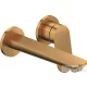 Duravit WAVE falsík alatti mosdó csaptelep  20 cm-es kifolyóval, alaptest-és leeresztő nélkül, szálcsiszolt bronz WA1070004004