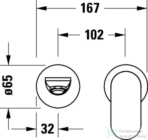 Duravit WAVE falsík alatti mosdó csaptelep  20 cm-es kifolyóval, alaptest-és leeresztő nélkül, króm WA1070004010