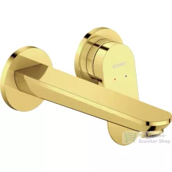   Duravit WAVE falsík alatti mosdó csaptelep  20 cm-es kifolyóval, alaptest-és leeresztő nélkül, fényes arany hatású WA1070004034