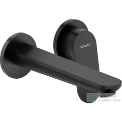  Duravit WAVE falsík alatti mosdó csaptelep  20 cm-es kifolyóval, alaptest-és leeresztő nélkül, matt fekete WA1070004046
