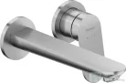 Duravit WAVE falsík alatti mosdó csaptelep  20 cm-es kifolyóval, alaptest-és leeresztő nélkül, rozsdamentes acél hatású WA1070004070