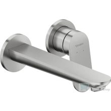   Duravit WAVE falsík alatti mosdó csaptelep  20 cm-es kifolyóval, alaptest-és leeresztő nélkül, rozsdamentes acél hatású WA1070004070