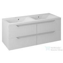   Sapho WAVE II mosdótartó szekrény, 4 fiókkal, 120x50x48cm, fehér (WA120-3030)