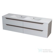   Sapho WAVE II mosdótartó szekrény 180x50x48cm, fehér/maliwenge WA180