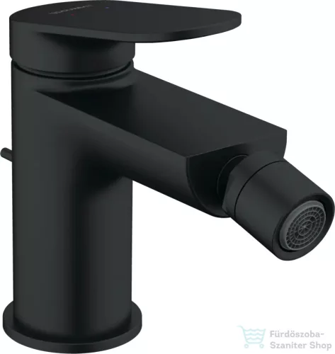 Duravit WAVE bidé csaptelep automata leeresztővel, matt fekete WA2400001046