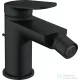 Duravit WAVE bidé csaptelep automata leeresztővel, matt fekete WA2400001046